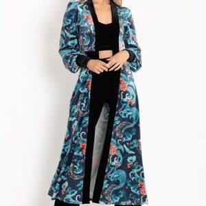 Koi Waters Velvet Maxi Jacket